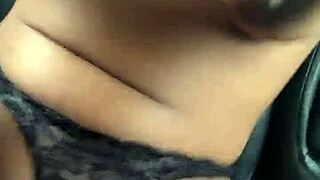 i got horny driving this uber in the public car outside