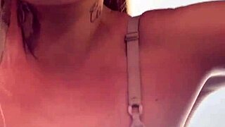 At the Gym, I Got So Hot I Stripped My Shirt Off. My Wet Pussy Was Aching with Desire!