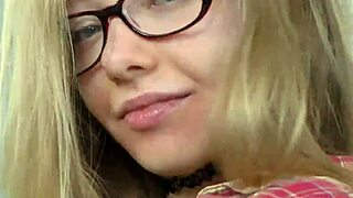 Flirtatious teen 18+ie rubs soft vagina until she is coming