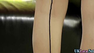 British Lesbian Milf Fingers Ass In Heels And Stockings!