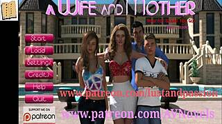 A wife and her stepmother get naughty in this homemade 3d scene 😏