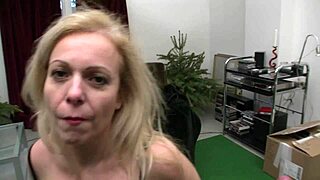 Cougar Gets Interviewed And Fucked In Threesome!