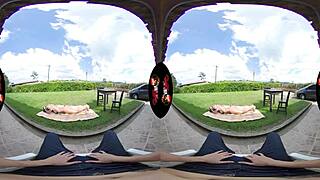 Big tits latina babe in outdoor reality!