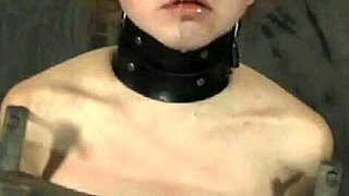 Feeling rough bondage and spanking in femdom session