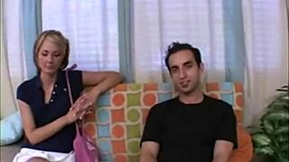 Sexy young skinny blonde's first fuck 😍