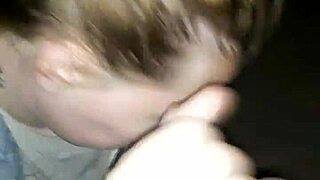 Jacki, the good girl slut, gives an outdoor blowjob and swallows every drop!