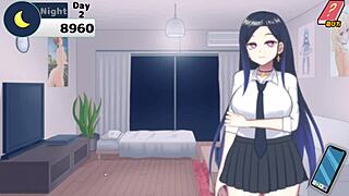 playing the game where a girl runs away from home with megu in episode 1 😊