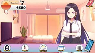 playing the game where a girl runs away from home with megu in episode 1 😊