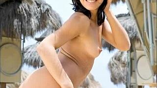 Modelz beauty is ready to play in a fun session.