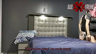 I Help My Neighbor Make Her Bed And We End Up Fucking Passionately