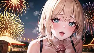 girls have fun at amusement park with pussy masturbation in hentai