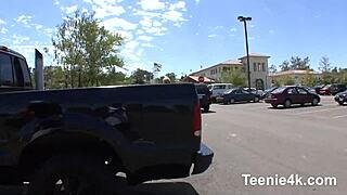 young teen gets shaved pussy fucked and facialed in hot scene