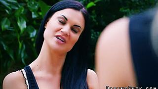 classy babe sucks cock with riding and glamour