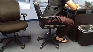 Watch this skinny blonde suck and fuck cock for promotion?