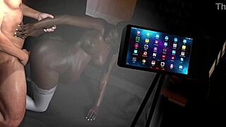 Intense Emotions In Rough Sex With Black Pregnant Housewife