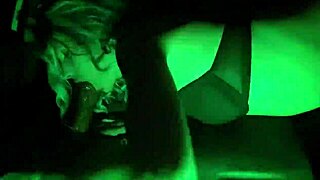 Fucking my girlfriend's stepmom in the car with big black cock!