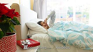 i got a hot christmas fuck and facial from riley reid’s gift