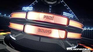 Cheyenne Jewel battles Miss Demeanor in rough lesbian wrestling match