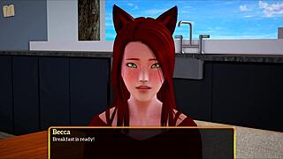 Amateur girl with small tits gets erotic family-style fucking in My New Family 340