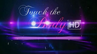 Massaging his body outdoors under the Asian sun