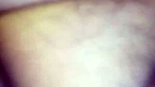 Fat milf shows big tits and vagina on video call