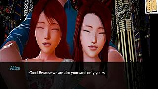 Exploring my new family in anime style.