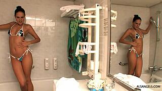 Wow! Czech Babe Deny Moor Masturbates in Shower!