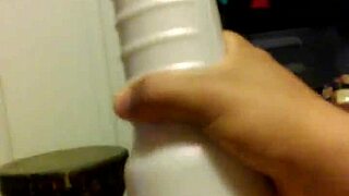 a solo session with toys unfolds