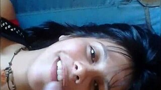 i took her to the flowerbed for sucking and gave her a russian facial outdoors