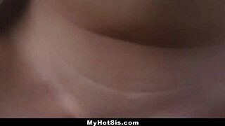 Stepsis Caught Watching Porno On Stepbrothers Computer Gets POV Blowjob And Riding Cumshot
