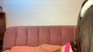 Messy Food Fetish Leads to Squirting Orgasm