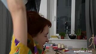 I'm a horny redheaded lesbian, we lick pussies and bring each other to climax, oops