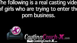 HD CastingCouch-X: Cute Natasha White in First Porn Shoot