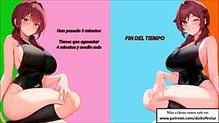 Joi - El Juego Del Calamar Segunda Prueba De Masturbación, Jerking Off Instruction Roleplay Anime Hentai European Contest Game Spanish.