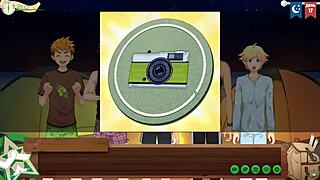 Young Friends Swim At Night In Game Camp