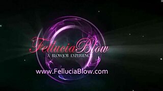 I give blowjob in bed with brunette and blonde