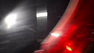 wife gets strangers' cum in public