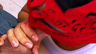 Shy latina student surprises in bed