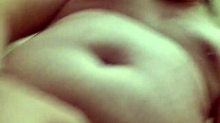 Tranny teases with a hot strip tease in panties 😏