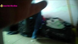 my cuckold husband catches me banging young bull at home