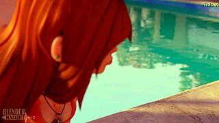 Wendy Gets Naughty by the Pool with BlenderKnight and LewdHeart - Care to Join?