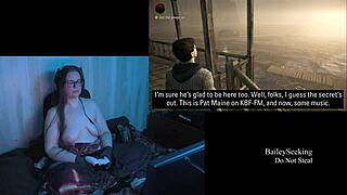Naked Alan Wake playthrough part 1 featuring brunette with long hair?