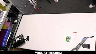 Hey, wanna see this hot teen shoplifter fucked by security?