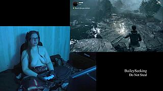 Naked Alan Wake playthrough part 1 featuring brunette with long hair?