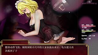 Black smith reaches climax on sofa