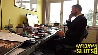 Misha mayfair gets roughly spanked and fucked doggystyle by pascal, wow