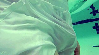 Pool Boy In See-Through With Big Cock Underwater