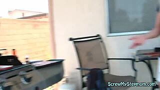 NEGLECTED MILF FUCKS HER STEPSON'S BIG COCK!