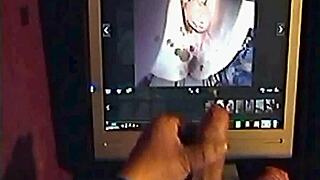 Bisexual Crossdressing Sissy Masturbates Wildly Over Man's Ass Pic