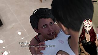 The golden boy seduces his mother-in-law outdoors with big cock